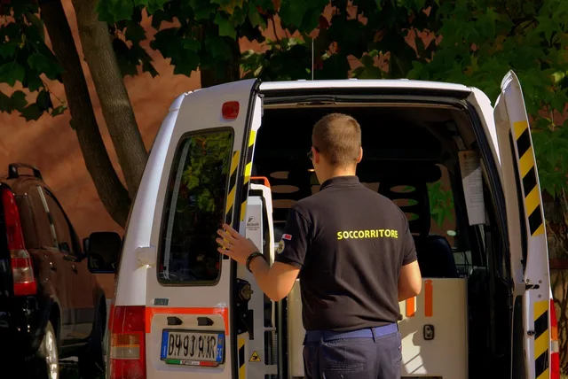 rescuer, ambulance, male nurse, rescue, van, open, urgency, ambulance, ambulance, ambulance, ambulance, ambulance. Reviewing nemt companies: strengths, gaps and a verdict